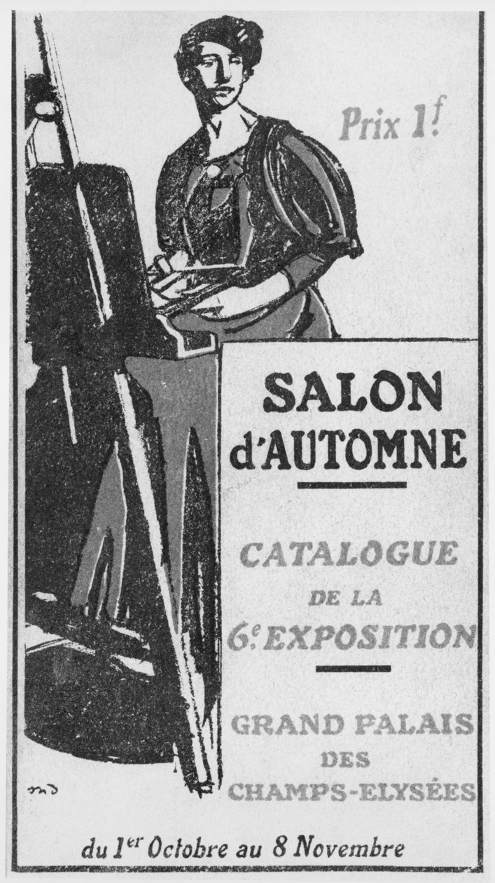 Vooromslag illustratie van de catalogus voor de 6e Salon d