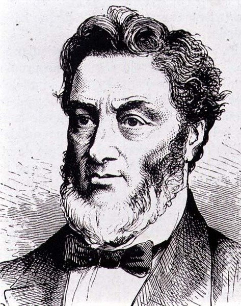Gabriel-Claude-Jules Favre (1809-1880) Franse politicus (gravure) door French School