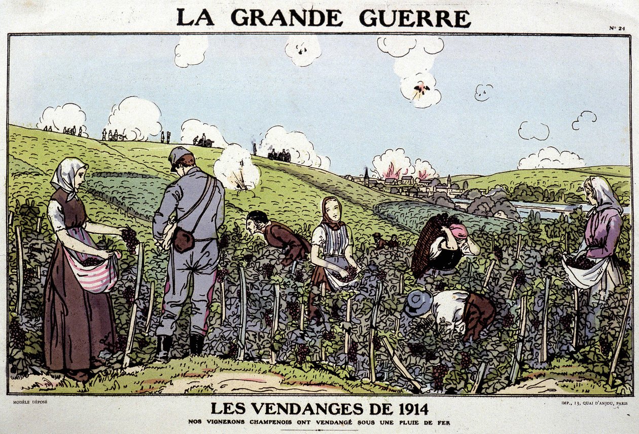 Oogst van 1914 door French School