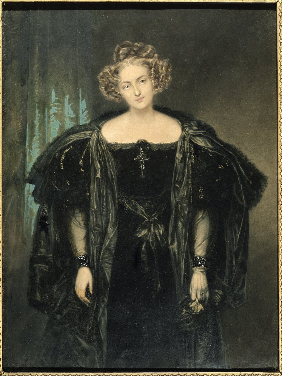 Henriette Sonntag (1803-54) in de rol van Donna Anna uit de opera Don Giovanni van Mozart door French School