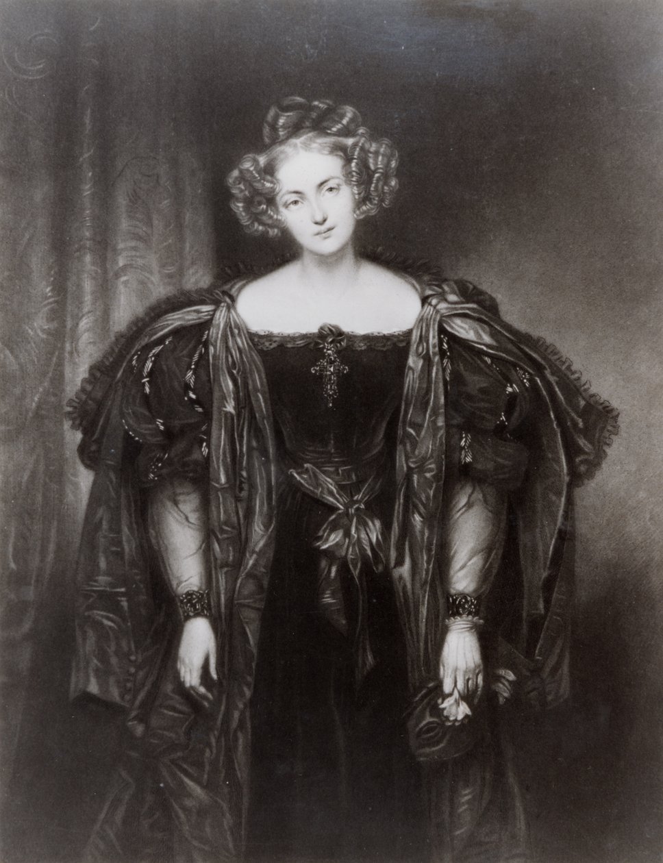 Henriette Sontag als Donna Anna in Wolfgang Amadeus Mozart