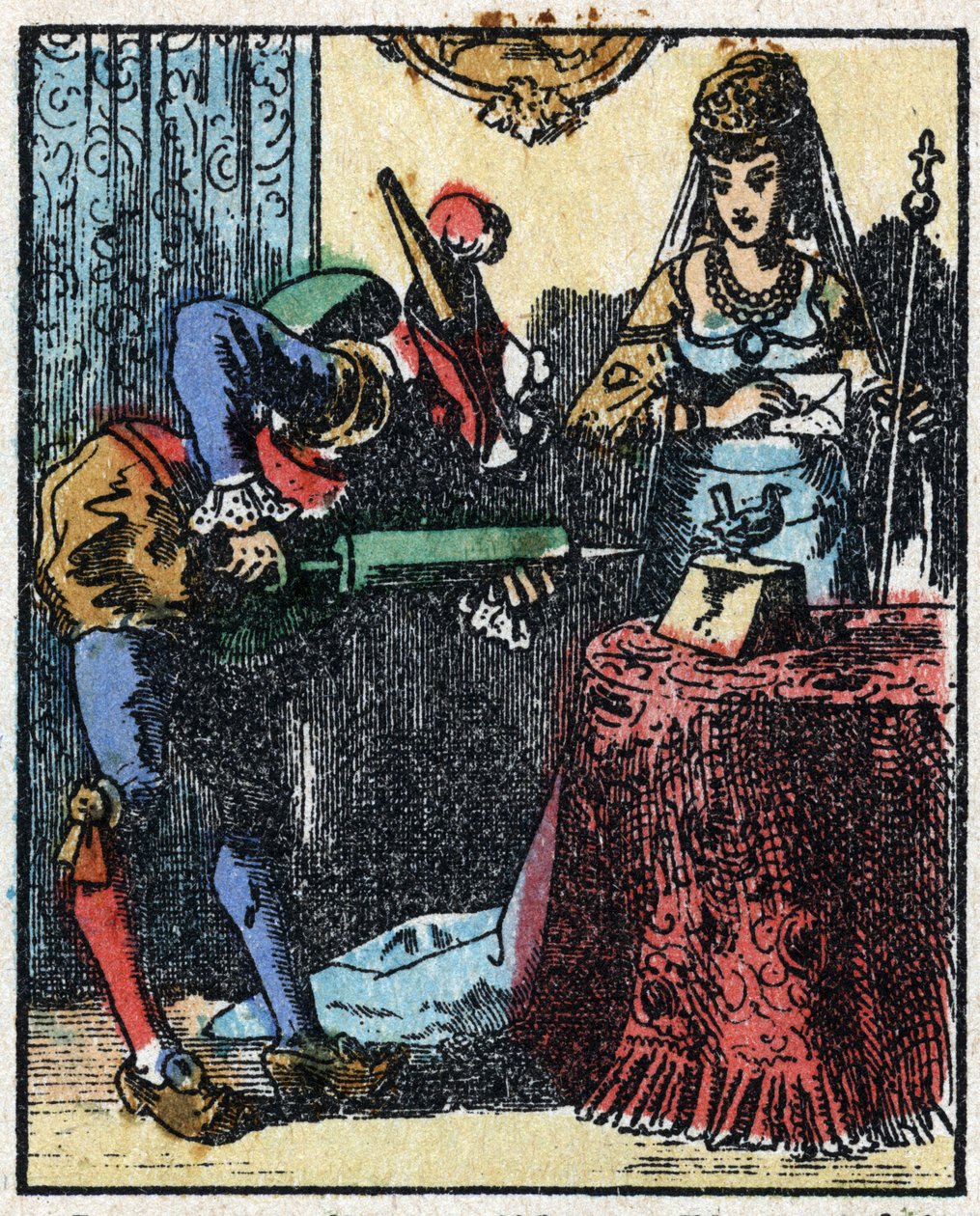 Geschiedenis van Dr. Pulcinella (Polichinelle). Houtsnede van Imaging Pellerin - Epinal, eind 19e eeuw door French School