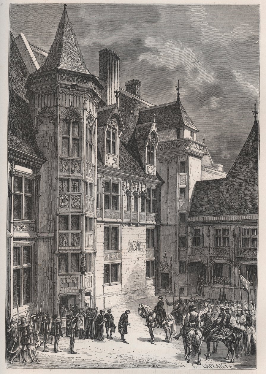 Huis van Jacques Coeur door French School