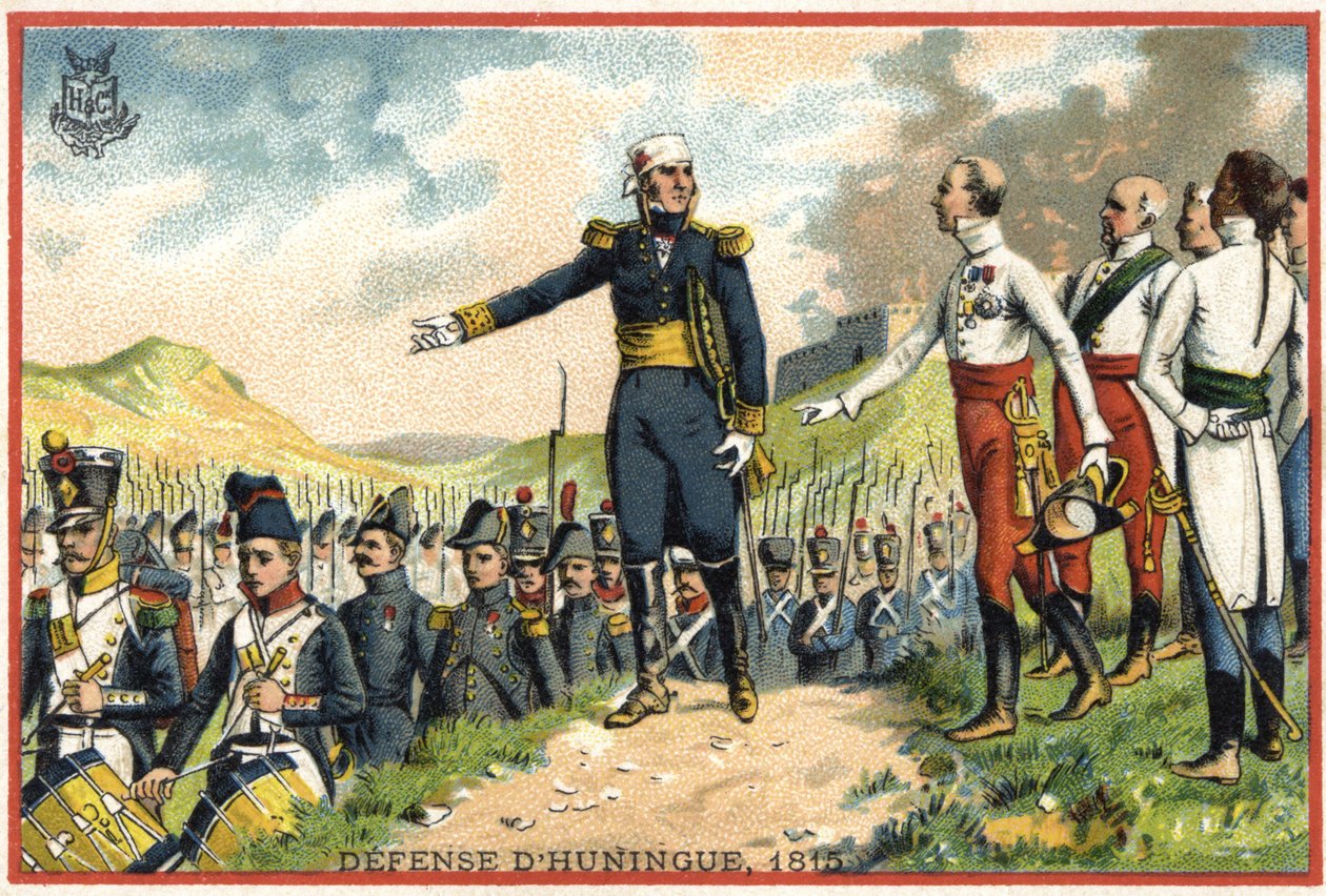 Verdediging van Huningue in 1815 door French School
