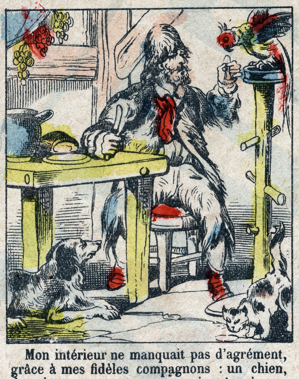 Illustratie voor het boek van Daniel Defoe 
