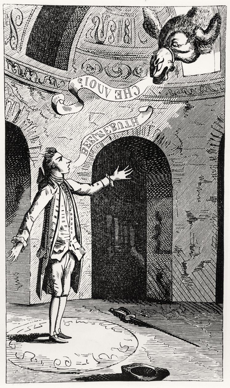 Illustratie voor Le Diable Amoureux door French School
