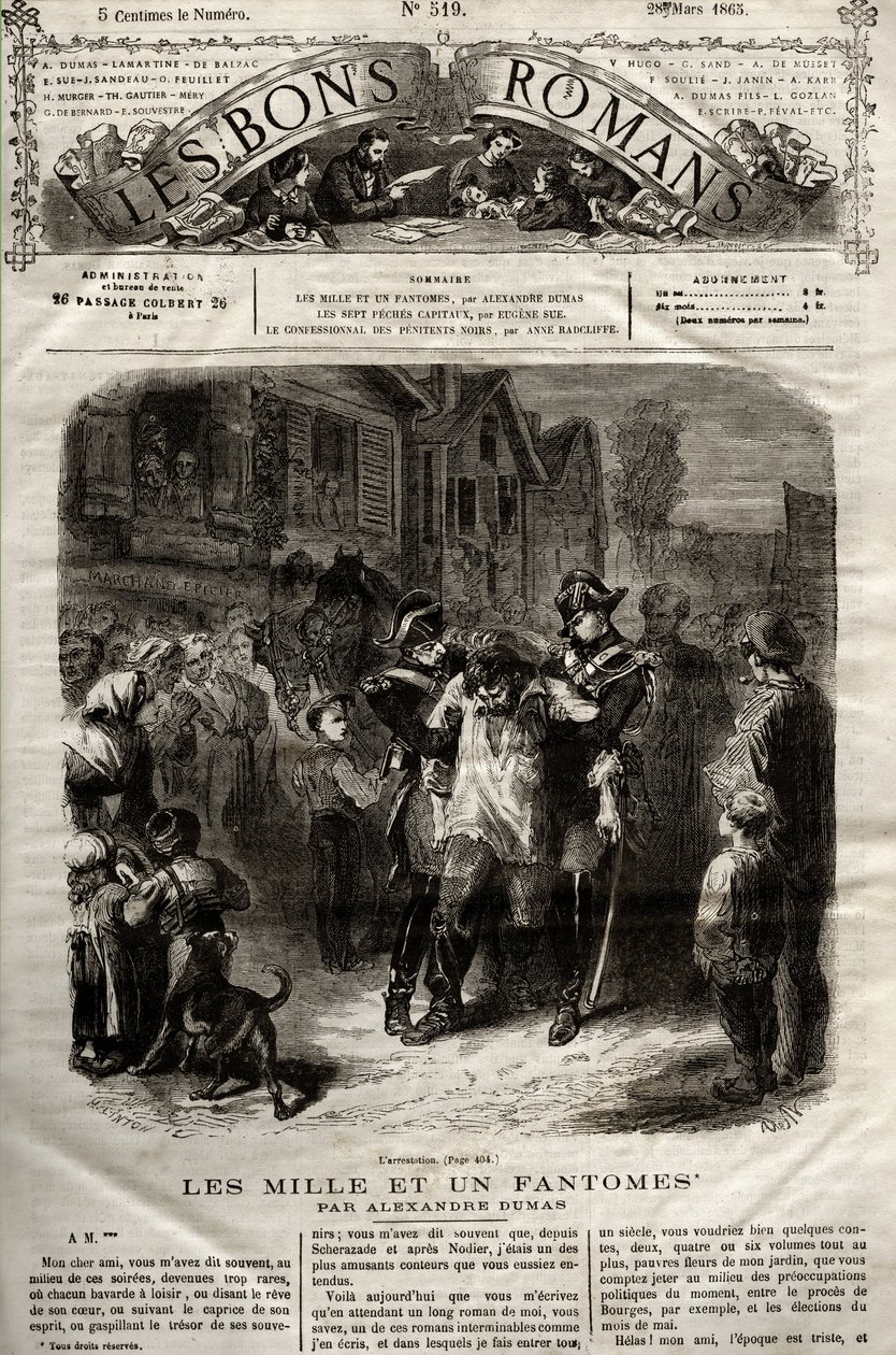 Illustratie uit de roman 
