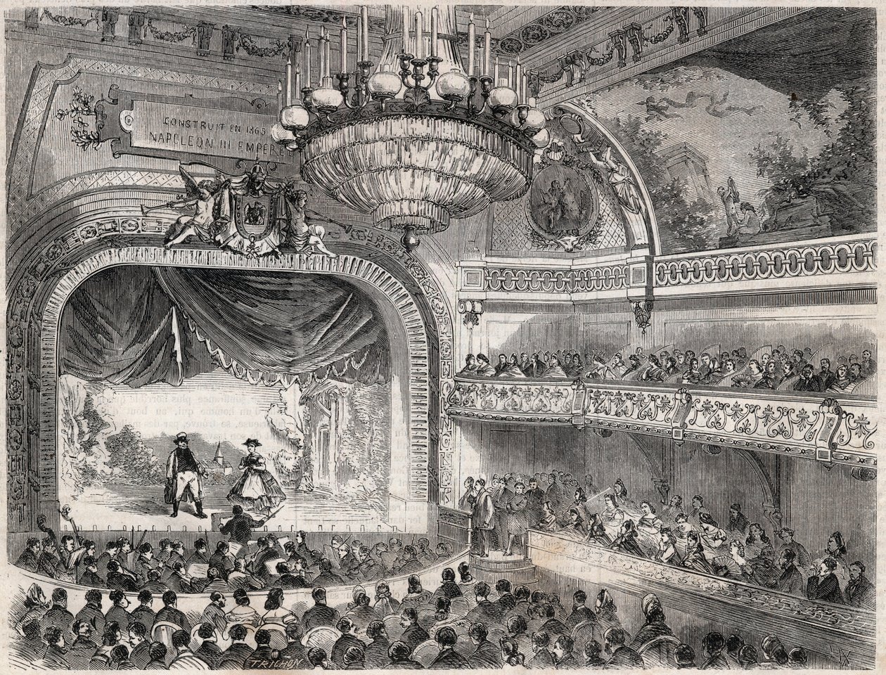 Inhuldiging van het theater van de stad Vichy op 2 juli door French School
