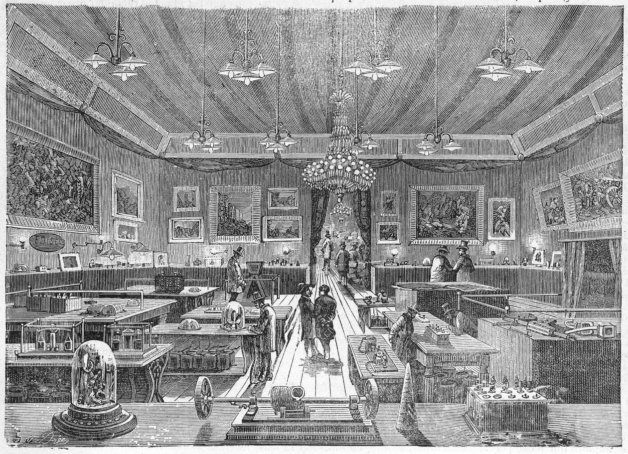 Binnen in het Palais de l