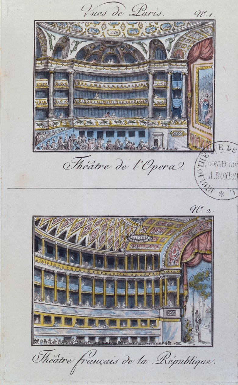 Interieur van het Théâtre de l