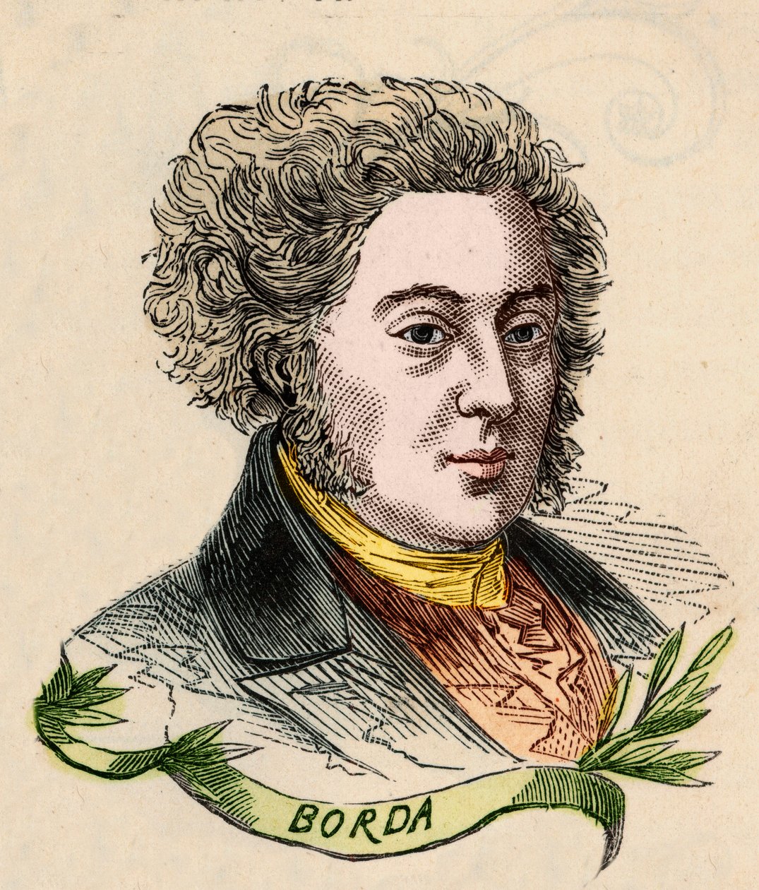 Jean-Charles ridder van Borda door French School