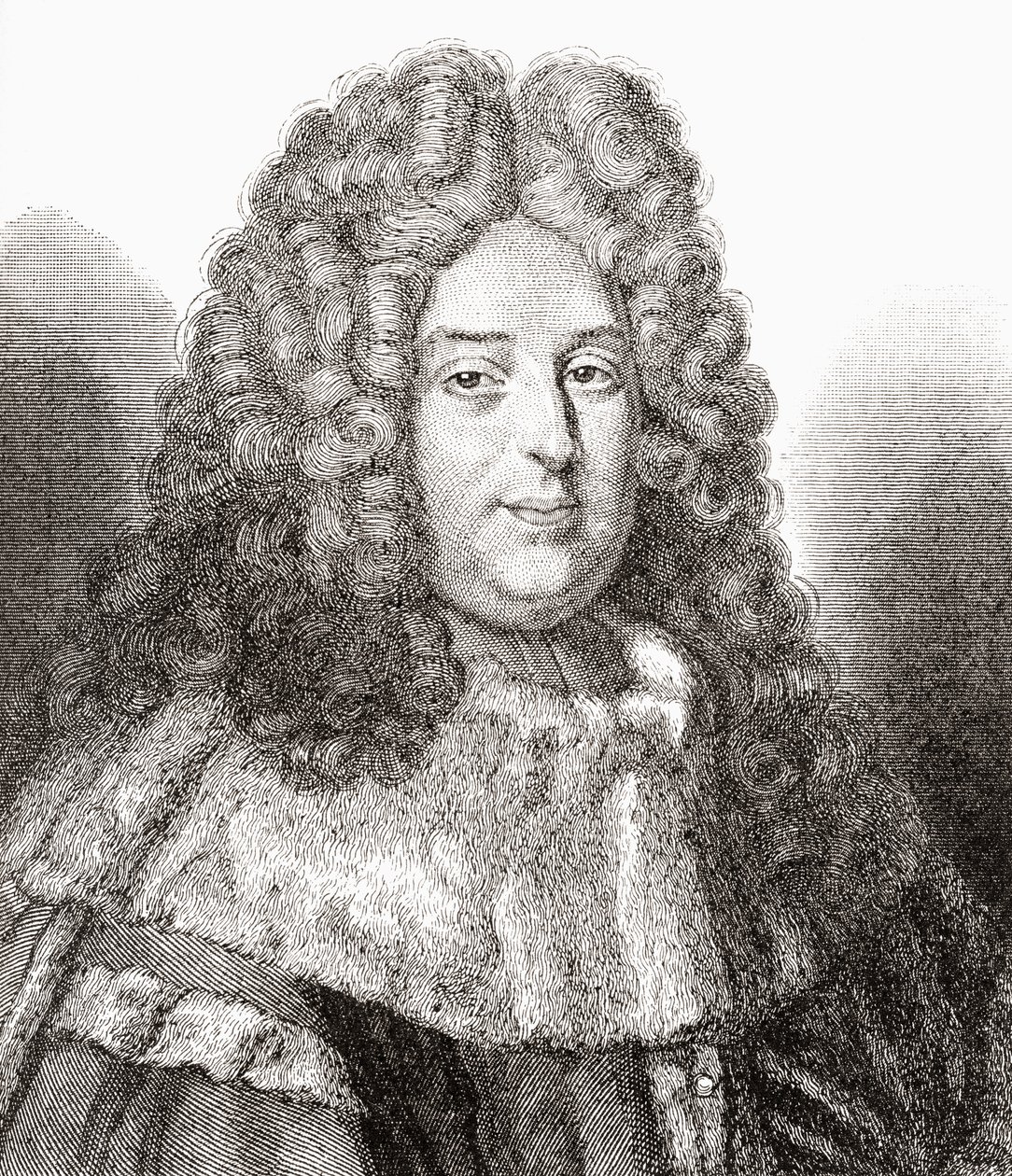 Jean Bouhier, 1673 - 1746. Franse magistraat, jurisconsultus, historicus, vertaler, bibliofiel en geleerde. Uit Les Heures Libres, gepubliceerd 1908. door French School