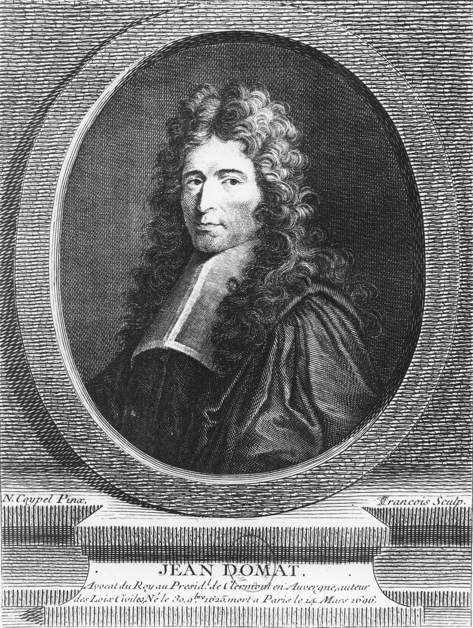 Jean Domat (gravure) door French School