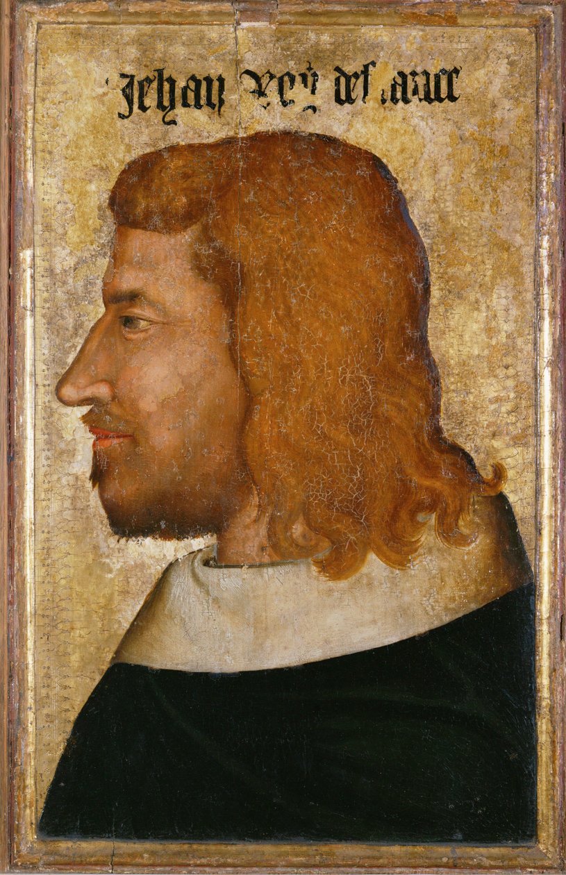 Jean II le Bon, koning van Frankrijk, zoon van Filips VI van Valois ... door French School
