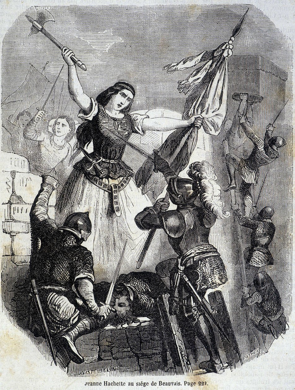 Jeanne Hachette in Beauvais in 1472 - in 