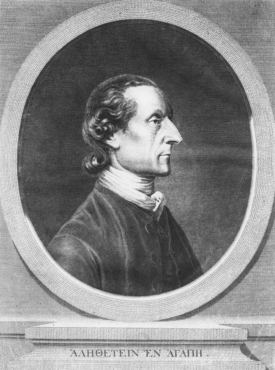 Johann Kaspar Lavater (gravure) door French School