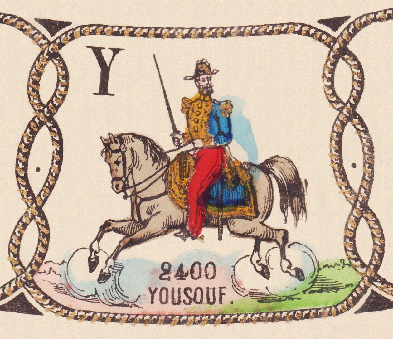 Joseph Vantini (1808-1866) Franse generaal genaamd Yousouf, rond 1860 door French School