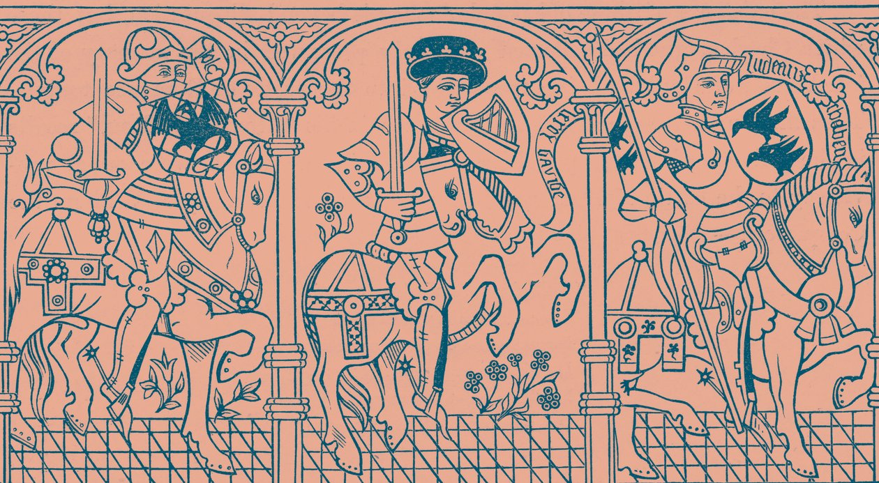 Jozua, Koning David en Judas Maccabaeus door French School