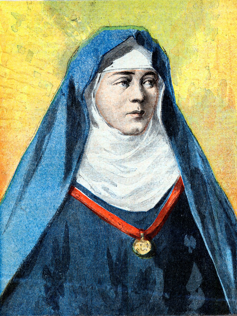 Julienne Duguesclin (1377-1404) Benedictijner non, illustratie 