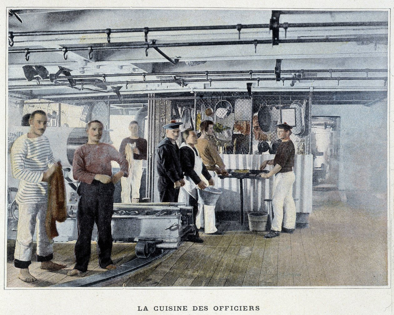 De keuken van de officieren - in 