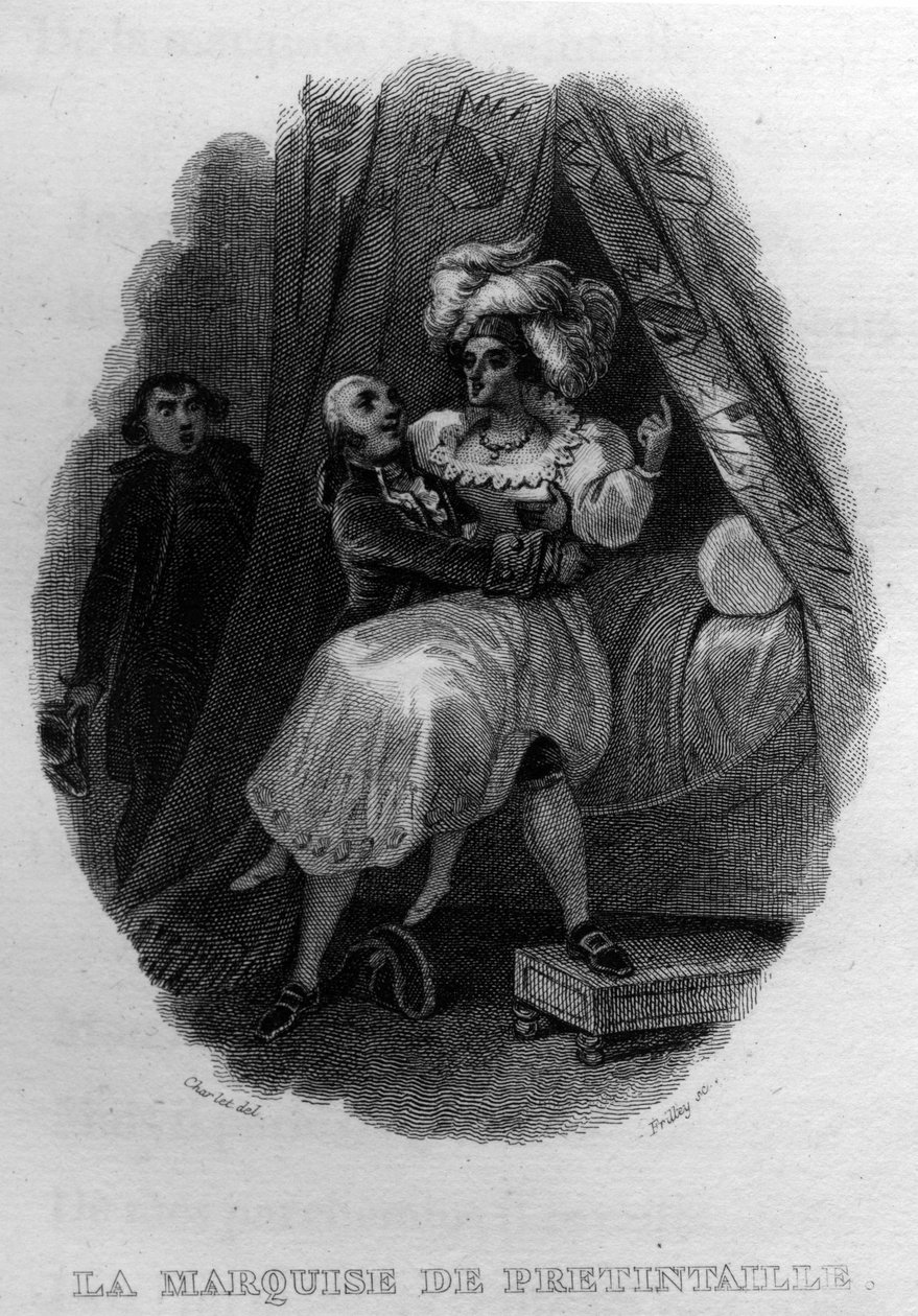 La marquise de pretintaille Chanson de Beranger in 