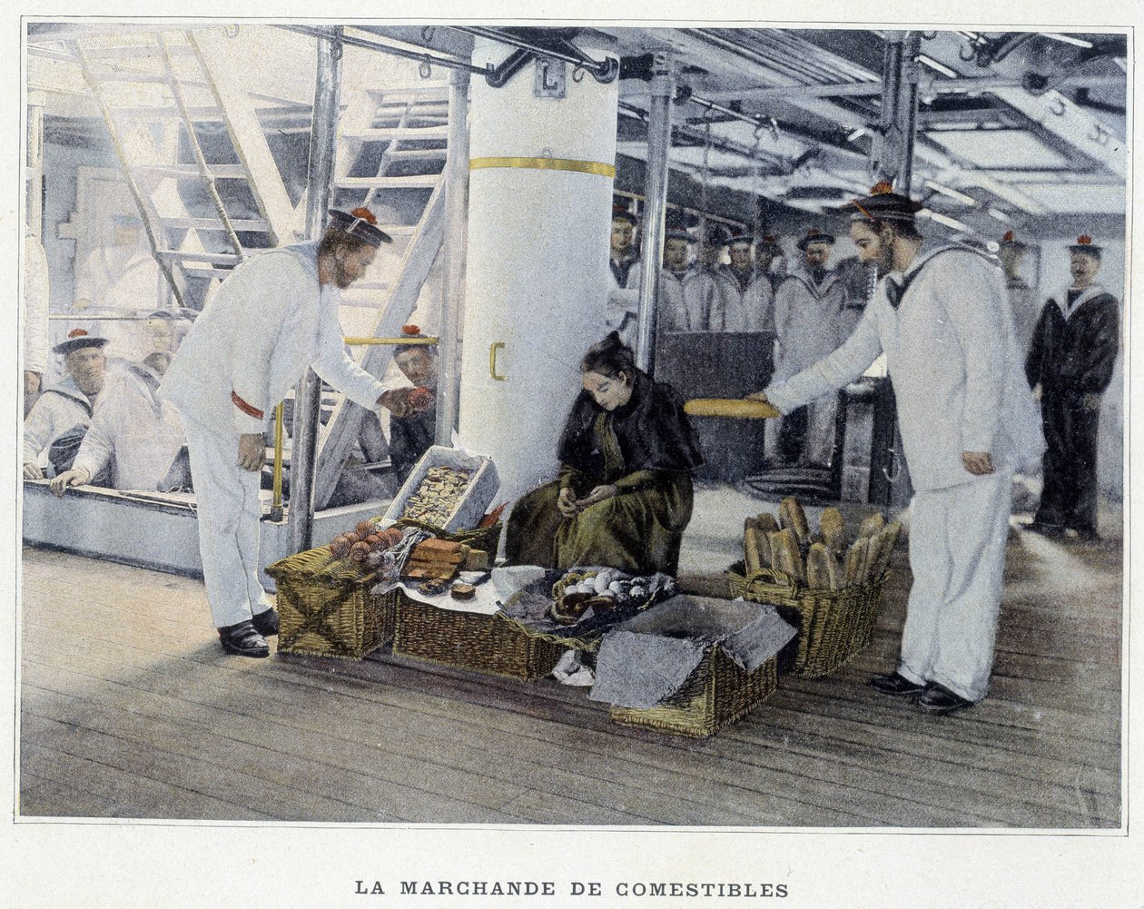 De koopman van eetwaren - in 