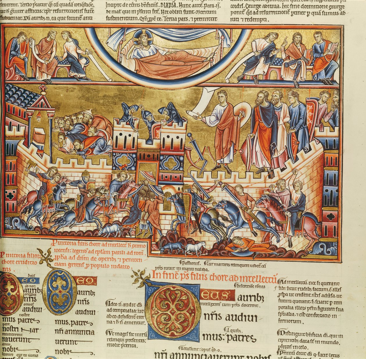 Beleg op een stad, uit de Hebraica Romana Gallica door French School