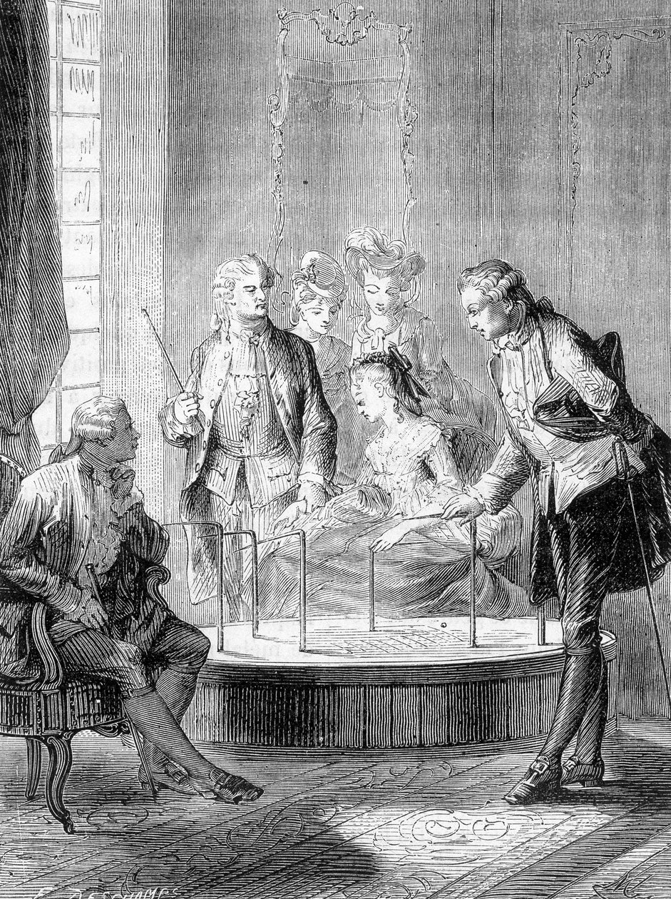 Le bucket de Mesmer (Frederic Antoine Mesmer - Franz Anton Mesmer) - in 
