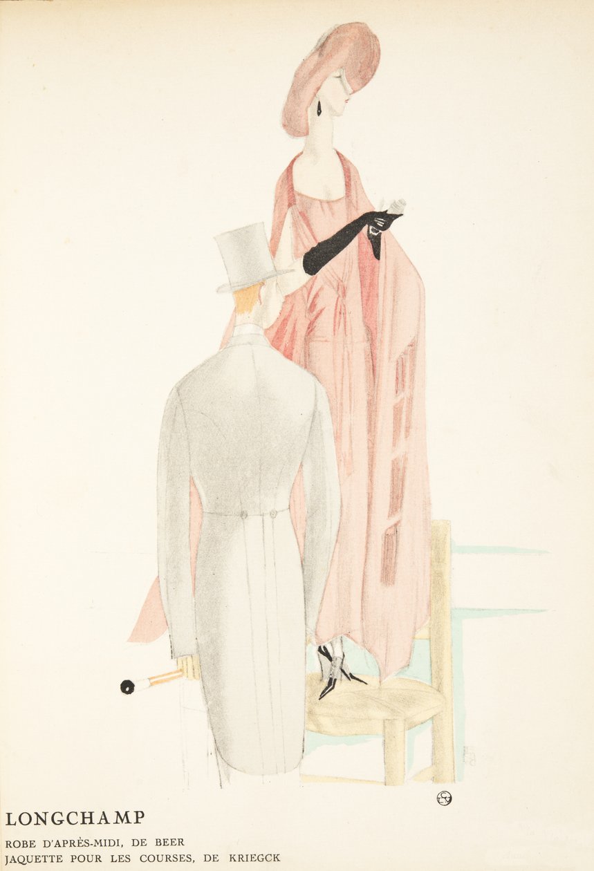 Longchamp, uit een collectie modeplaten door French School