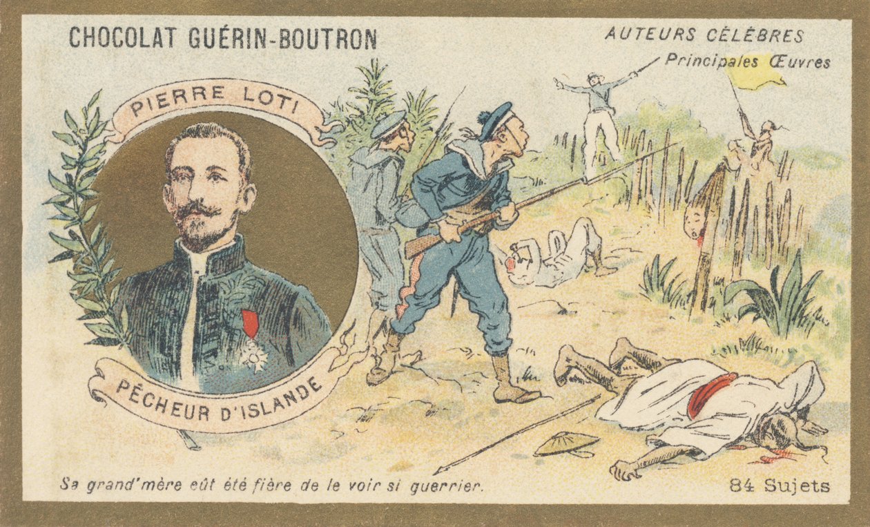 Louis-Marie-Julien Viaud alias Pierre Loti (1850-1923), Franse schrijver en marineofficier, auteur van 