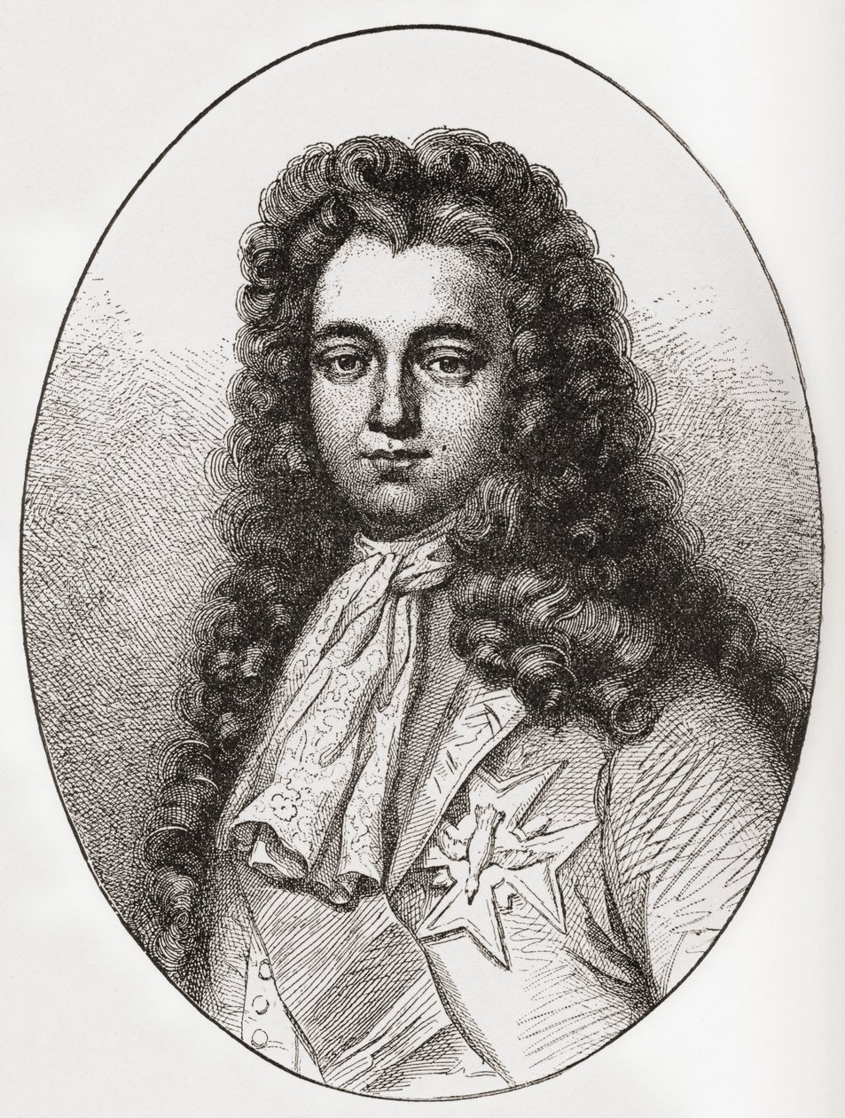 Louis François Marie Le Tellier Markies van Barbezieux, 1668-1701. Franse staatsman. Uit Les Heures Libres gepubliceerd 1908. door French School