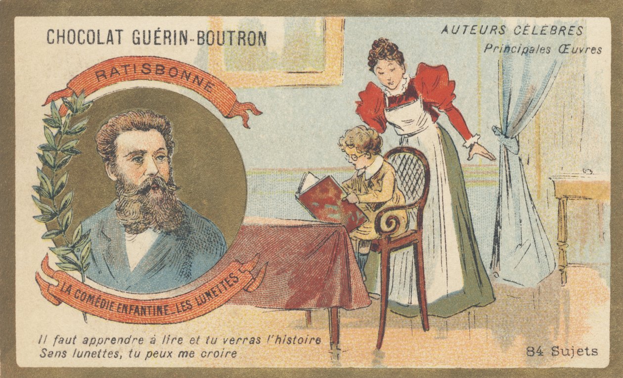 Louis Gustave Fortune Regensbonne, Franse letterkundige, auteur van 