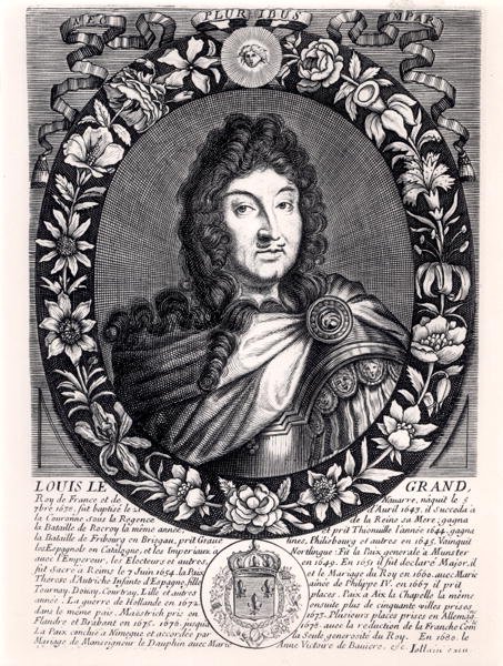 Lodewijk XIV (1638-1715) Koning van Frankrijk, ca. 1680 door French School