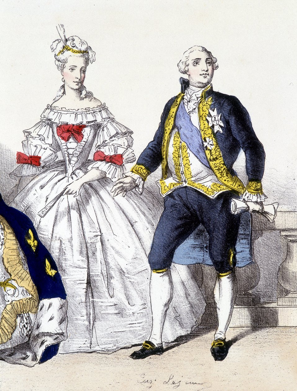Lodewijk XVI en Marie Antoinette - in 