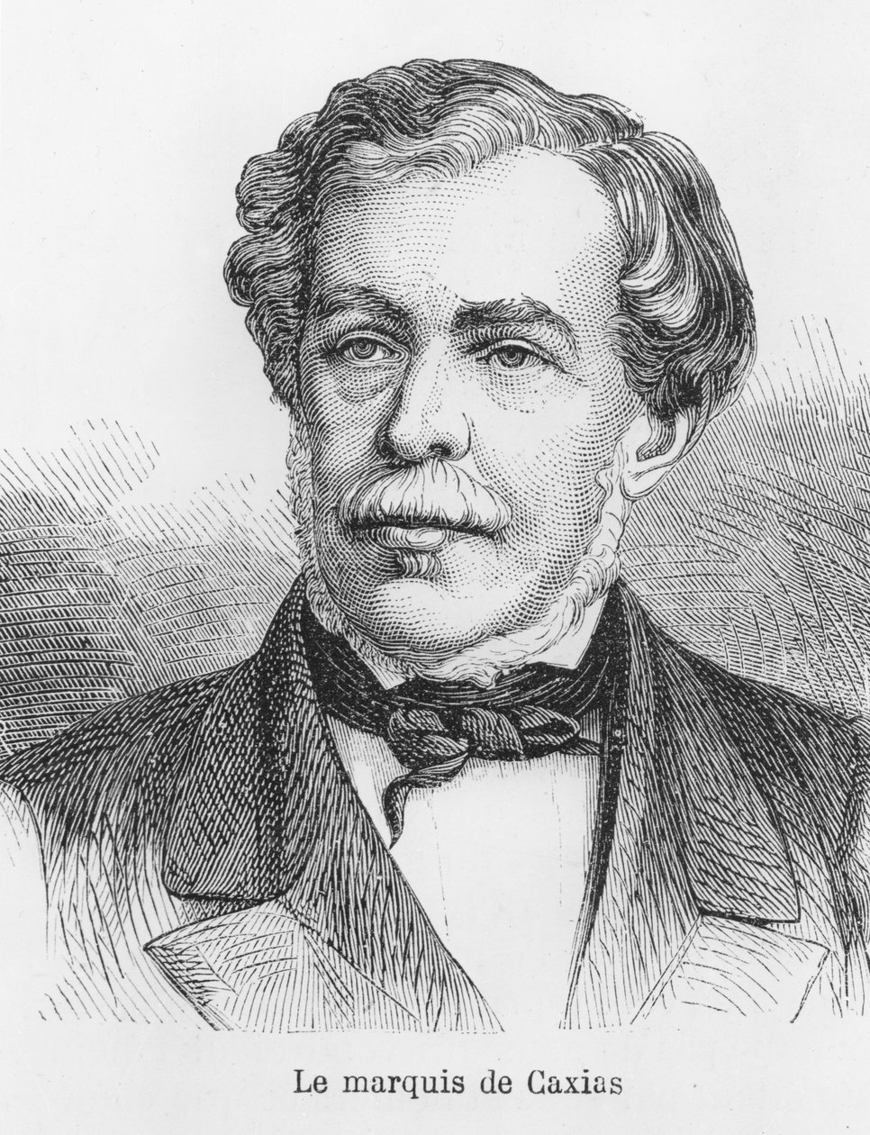 Luís Alves de Lima e Silva, Hertog van Caxias (gravure) door French School