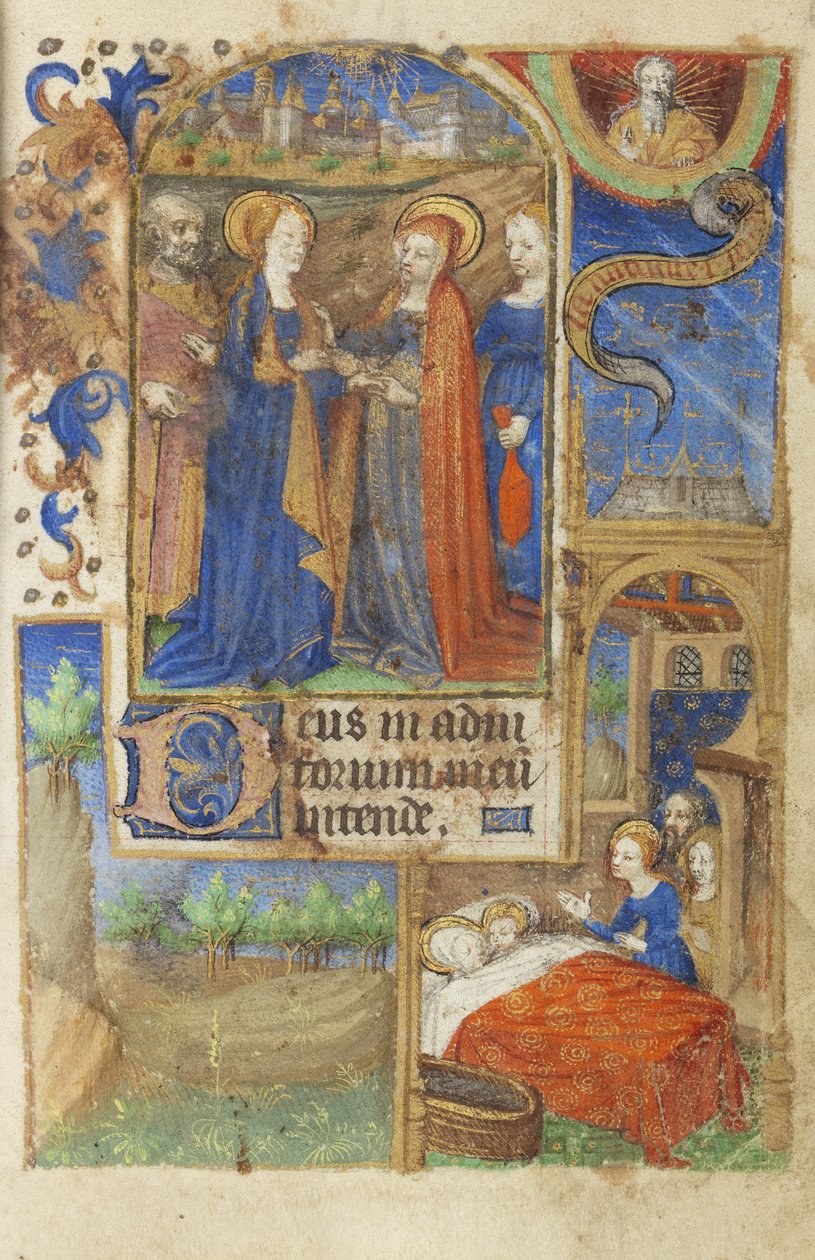 De Visitatie, 1464 door French School