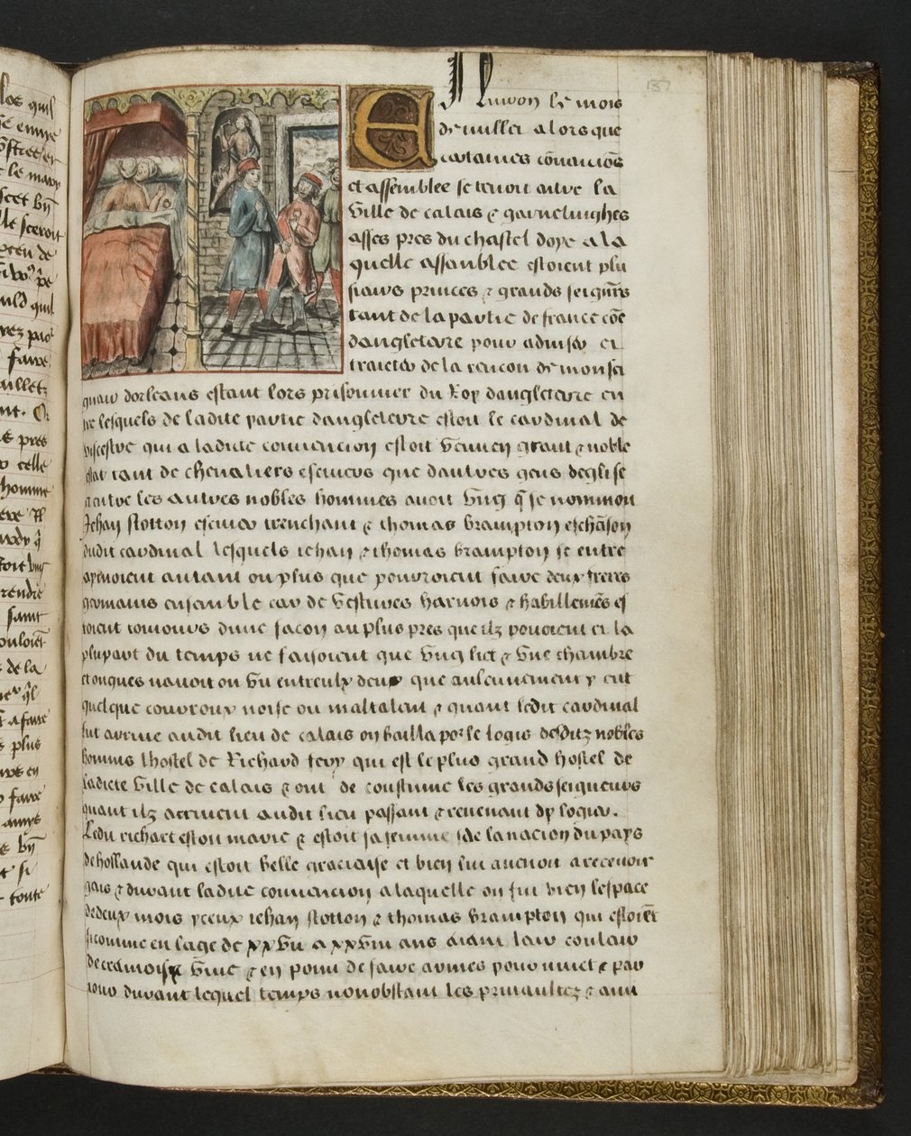 Pagina uit Cent Nouvelles Nouvelles, c.1461-62 door French School