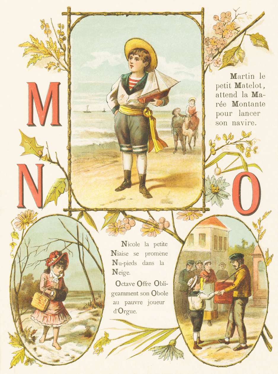 Zeeman, Maree, Niaise, Blootsvoets, Sneeuw, Obool, Orgel door French School