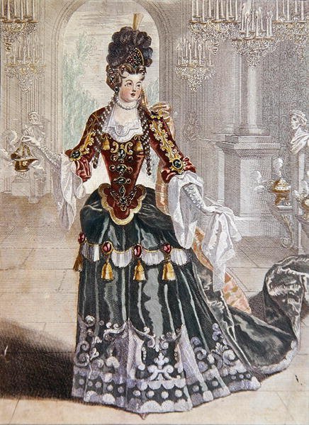 Mademoiselle Desmatins in de rol van Psyche in Lully