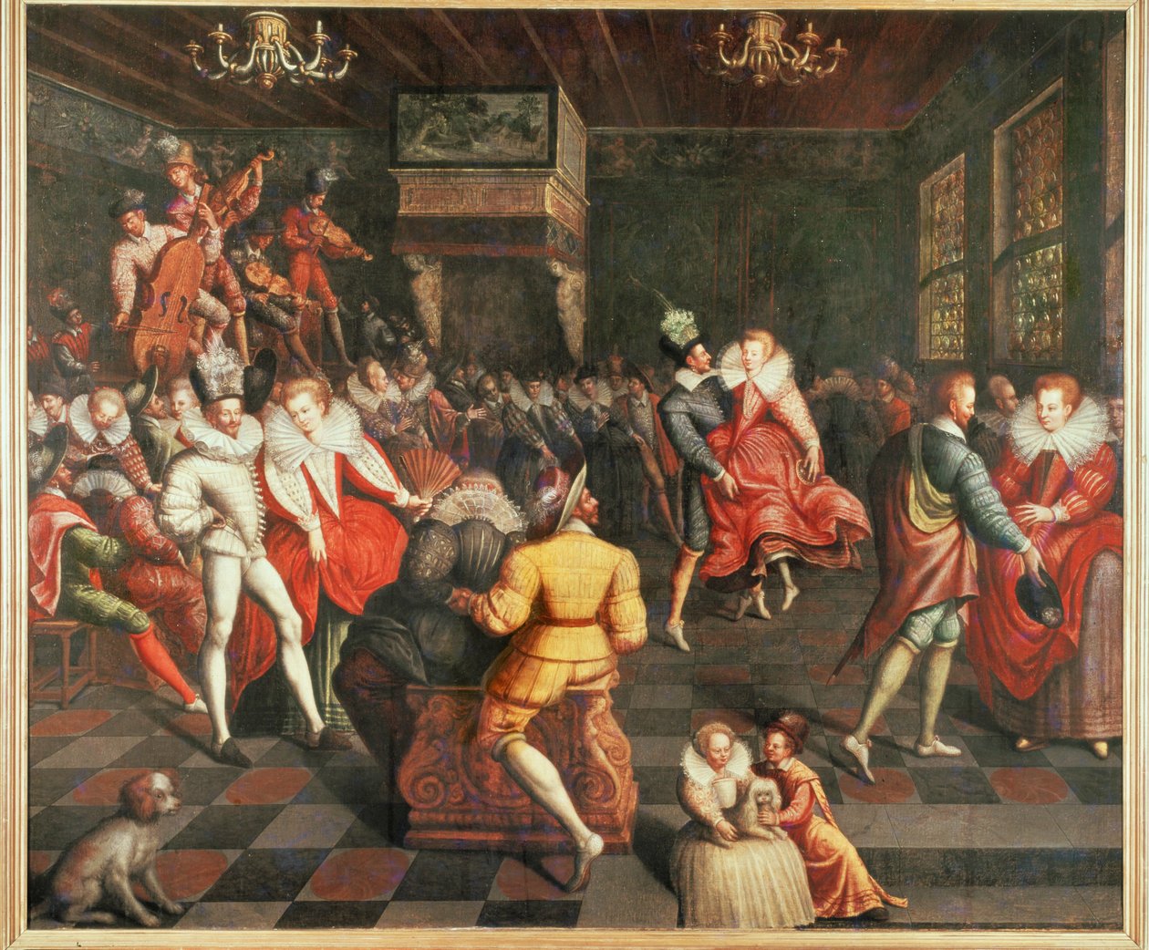Marguerite de Valois ... (schilderij op doek) door French School