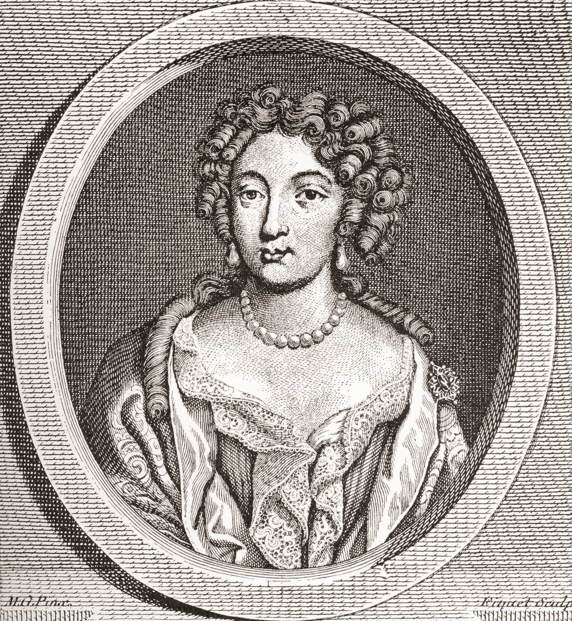 Marie Angélique de Scorailles, Franse edelvrouw en een van de vele minnaressen van Lodewijk XIV door French School