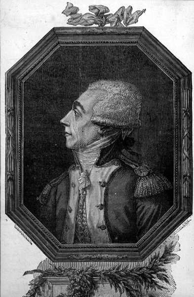 Marie Joseph Paul Yves Roch Gilbert du Motier, Marquis de Lafayette (1757-1834) (gravure) door French School