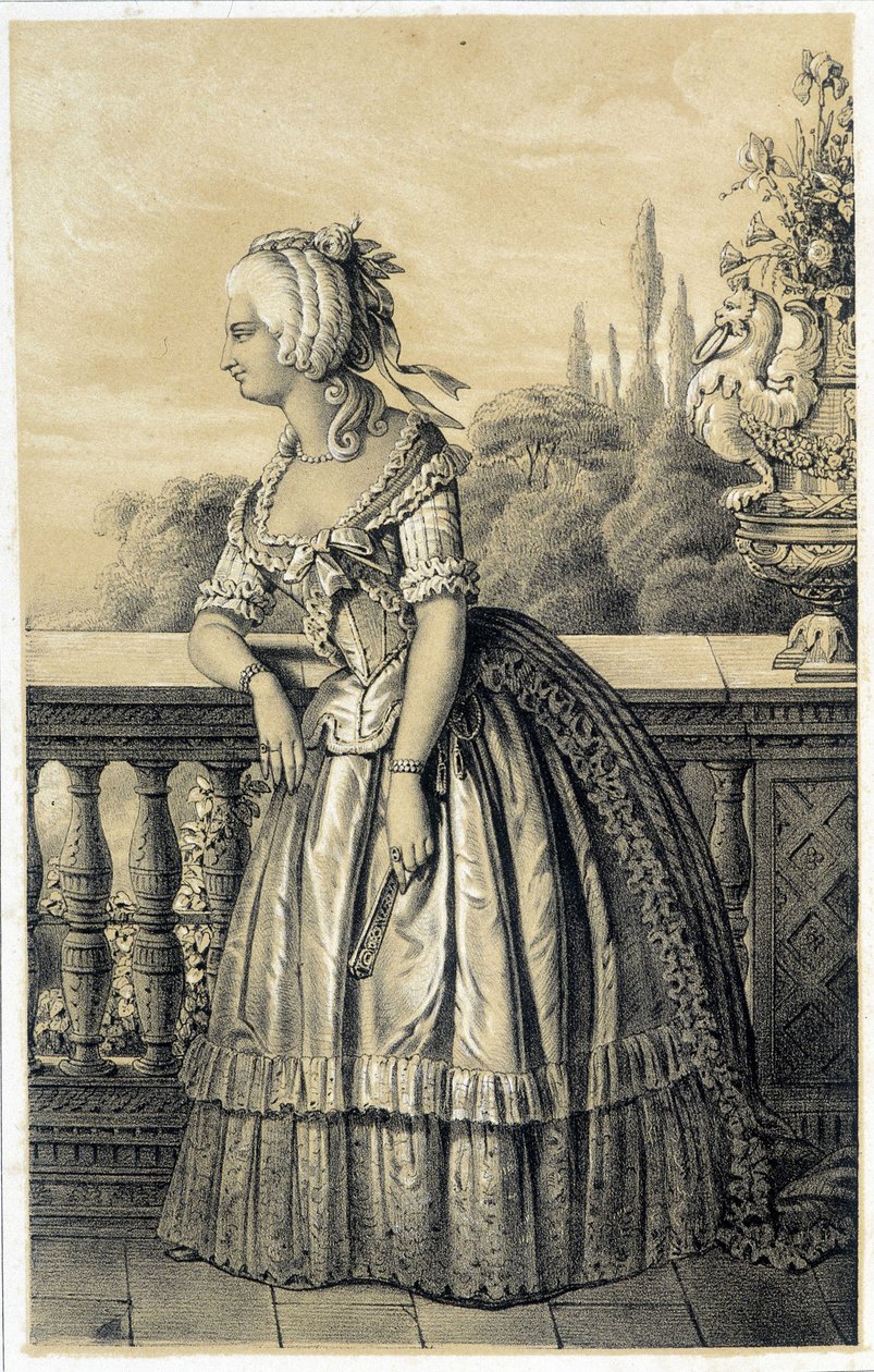 Marie Therese de Savoie Carignan (1749-1792), prinses van Lamballe - in 
