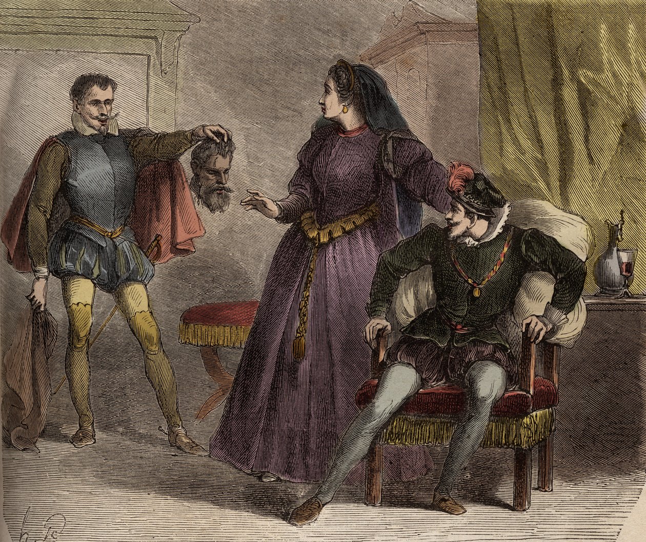 Bloedbad van Sint-Bartholomeüs, 24 augustus door French School