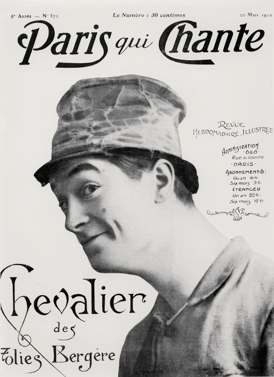 Maurice Chevalier, uit 
