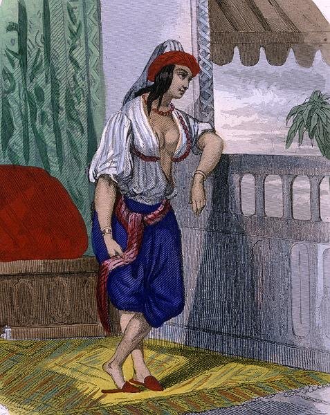 Moorse vrouw, c.1840 door French School