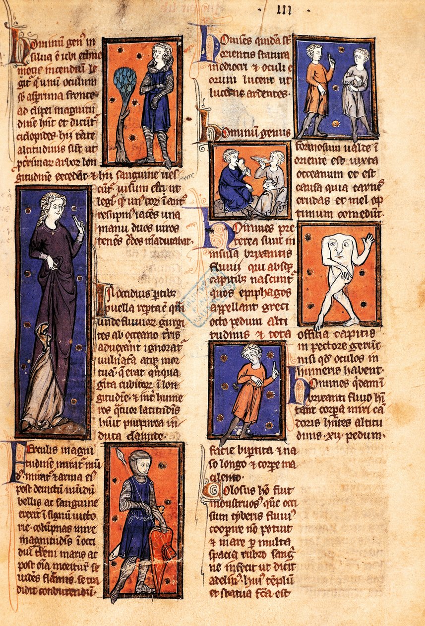 Ms 320 Fol.46r Monsters, uit 