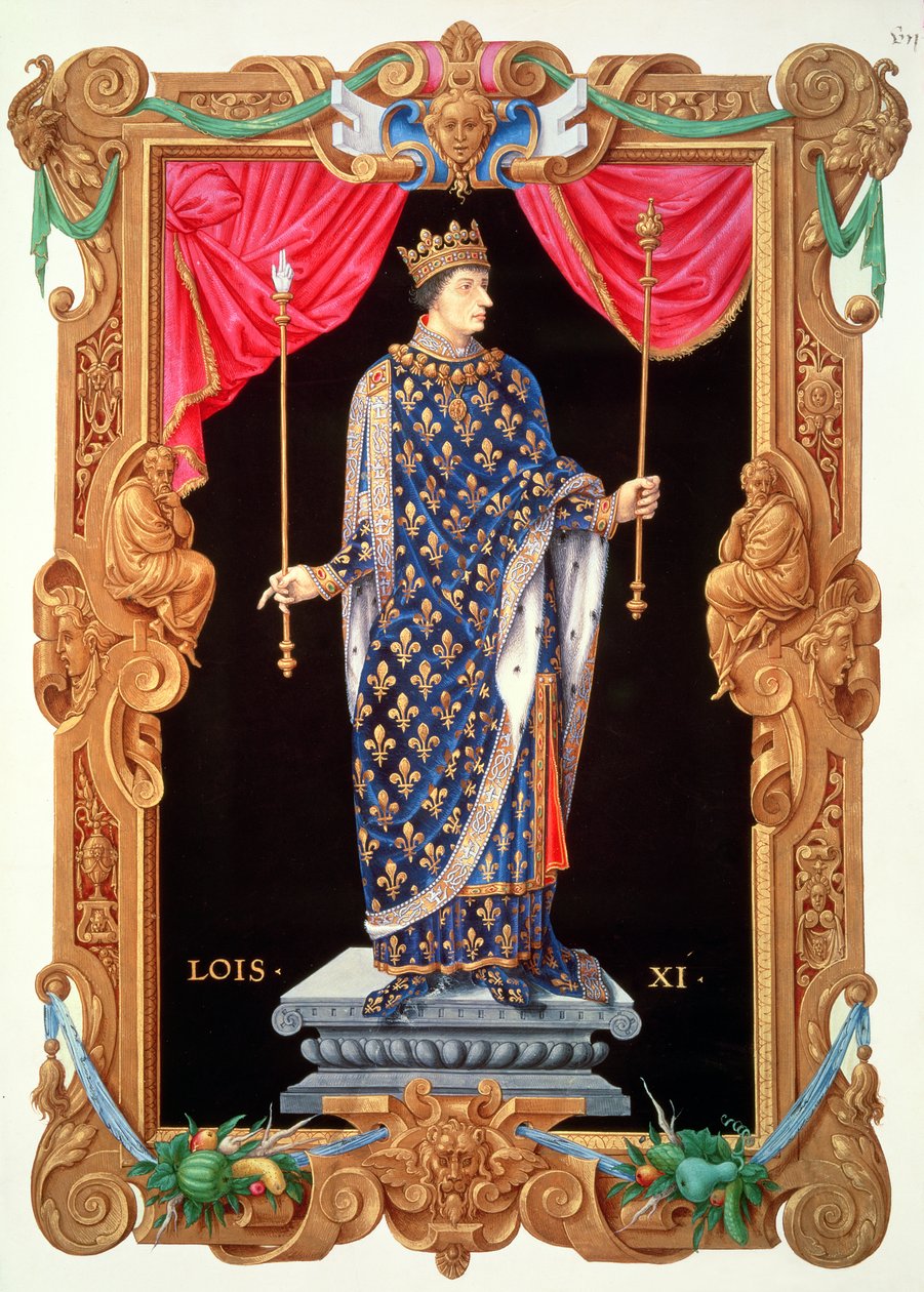 Lodewijk XI (1423-83) door French School