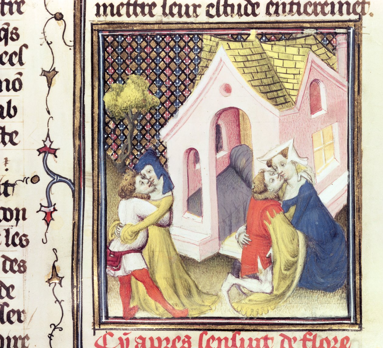 De schunnige vrouwen, uit De Claris Mulieribus, door Giovanni Boccaccio (1313-75) door French School