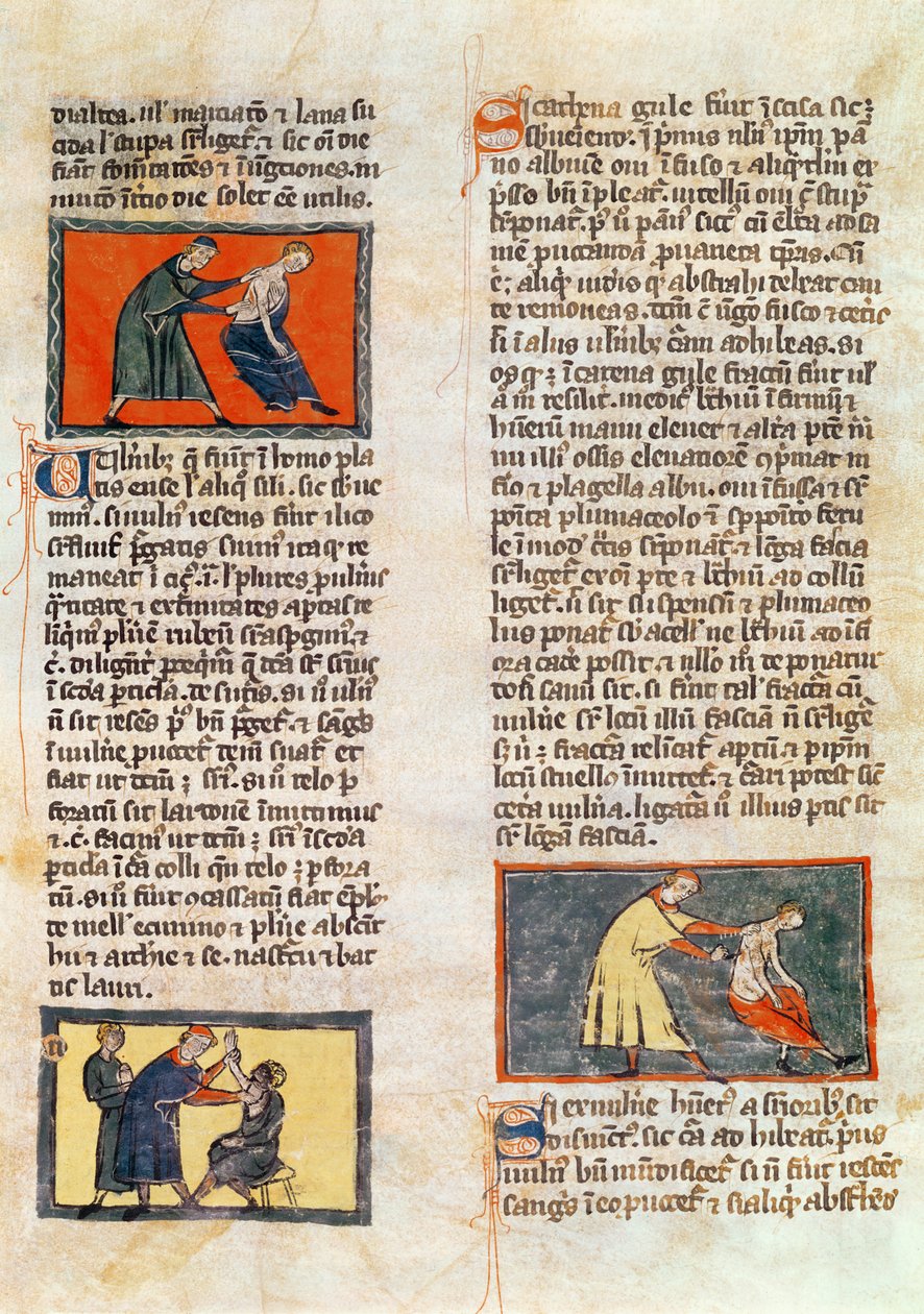 Ms H 89 fol.17r Chirurgie, uit een editie van het 